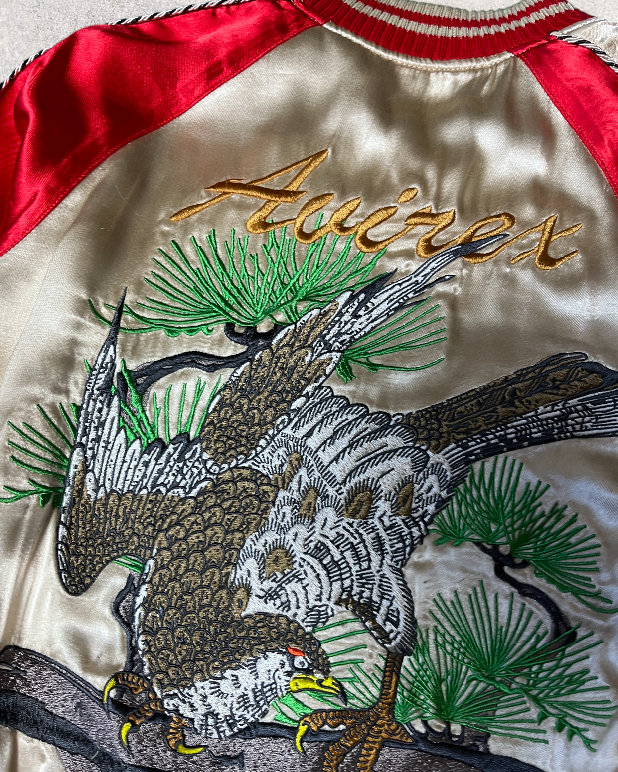 [AVIREX] reversible scajan, women's size. | spring/Autumn | Vintage