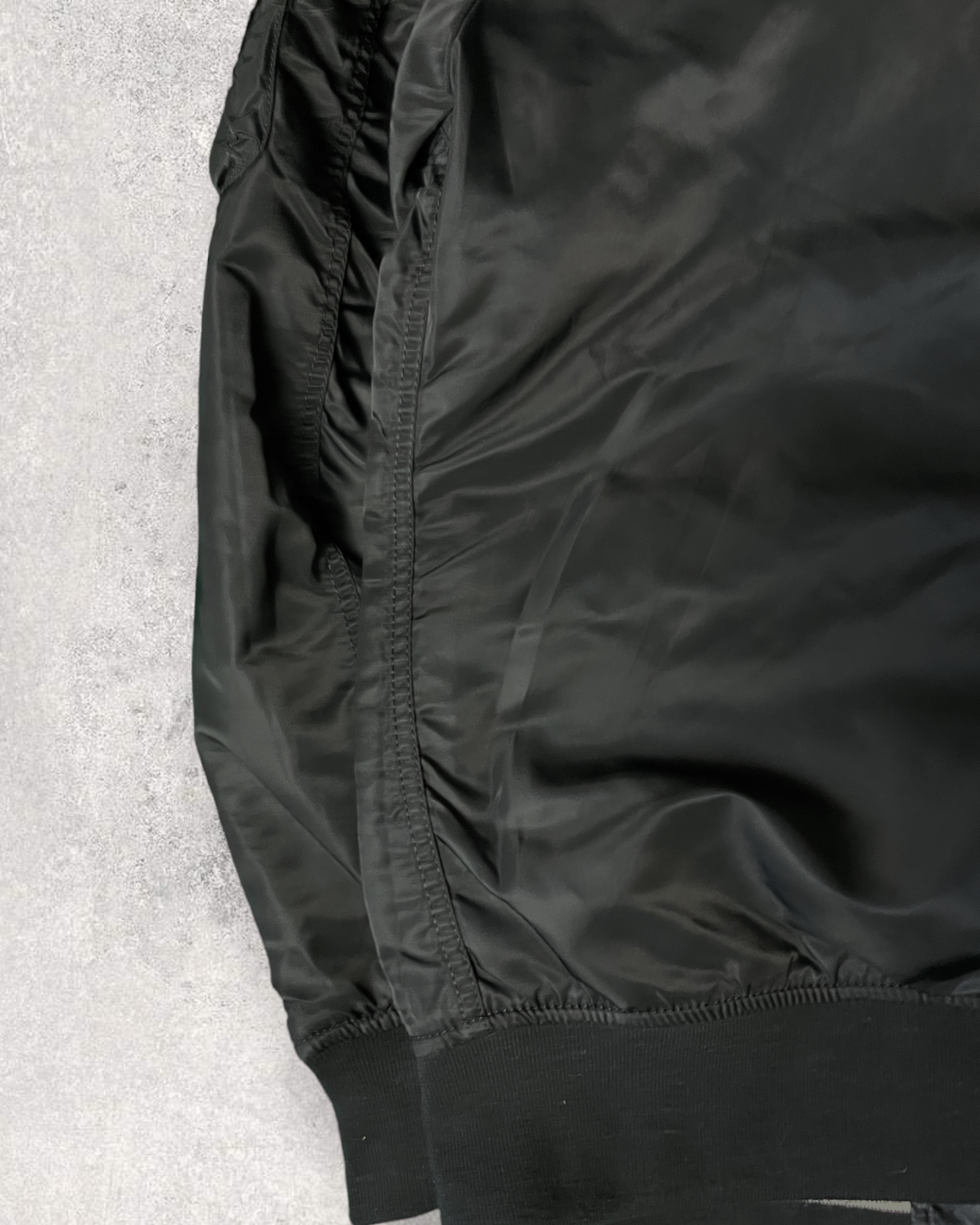 Reversible MA-1 Bomber Sukajan black | Winter Autumn | Vintage