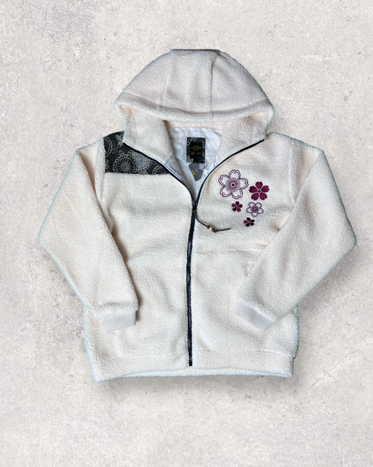New, unused Masayui Miyamusubi Japanese patterned hooded boa jumper | Winter | New