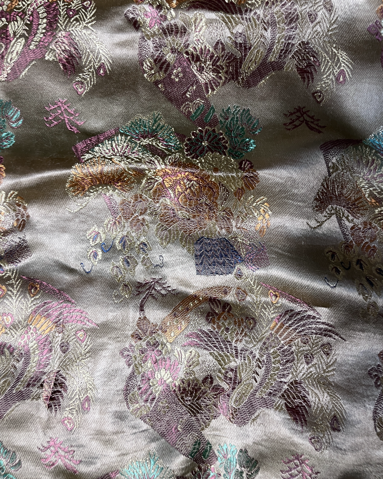 【L】Reversible Sukajan – Embroidered Koi Waterfall Japanese Satin Jacket