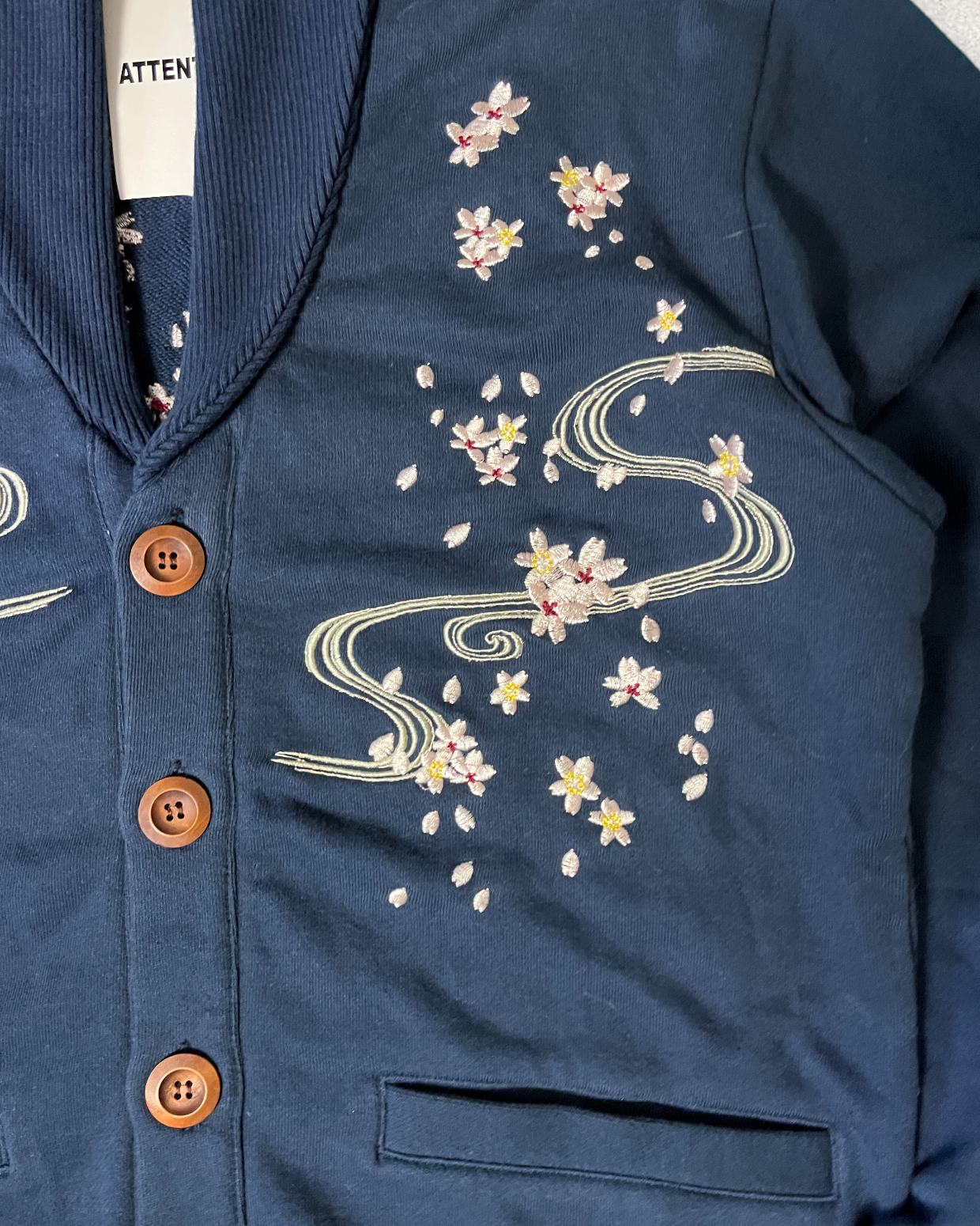 Japanese sakura and skull cardigan | Bran new