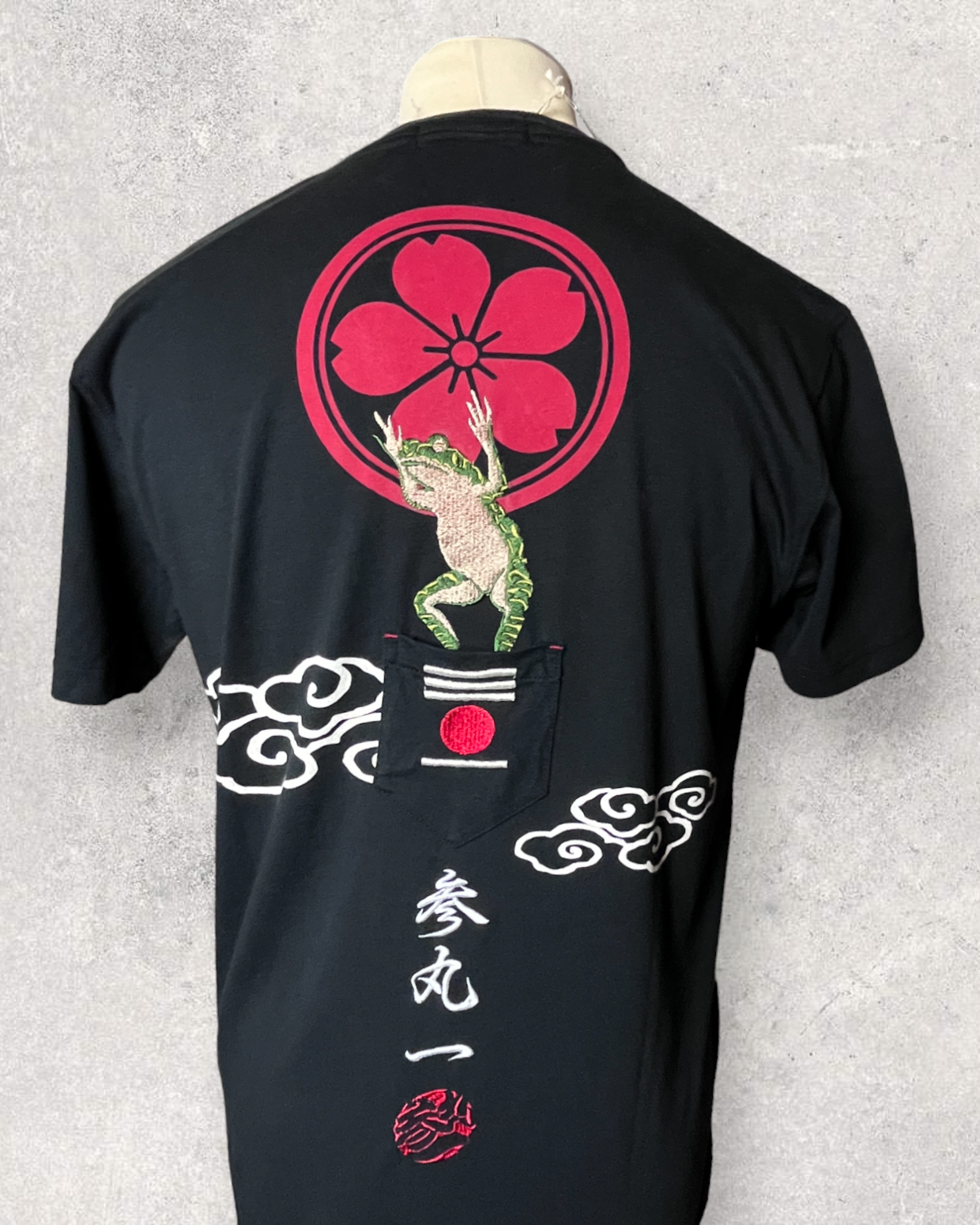 Sanmaruichi Rare pocket Black T shirts Bran new