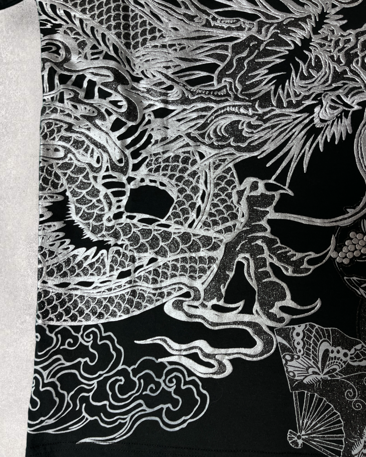 A powerful Embossed dragon and transional pattern design like a Brand New Vintage