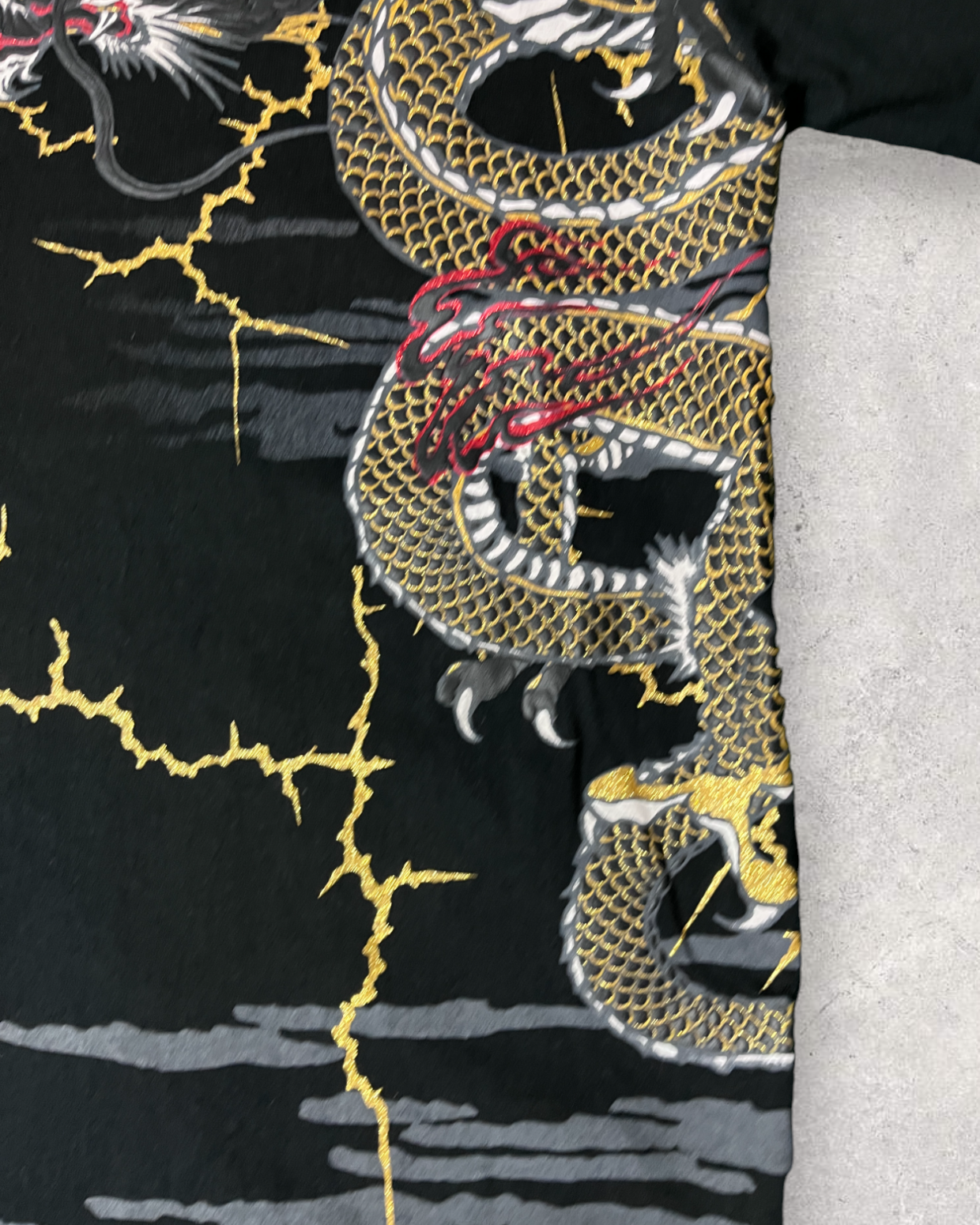Yellow dragon t-shirts cool design Vintage Bomber jacket