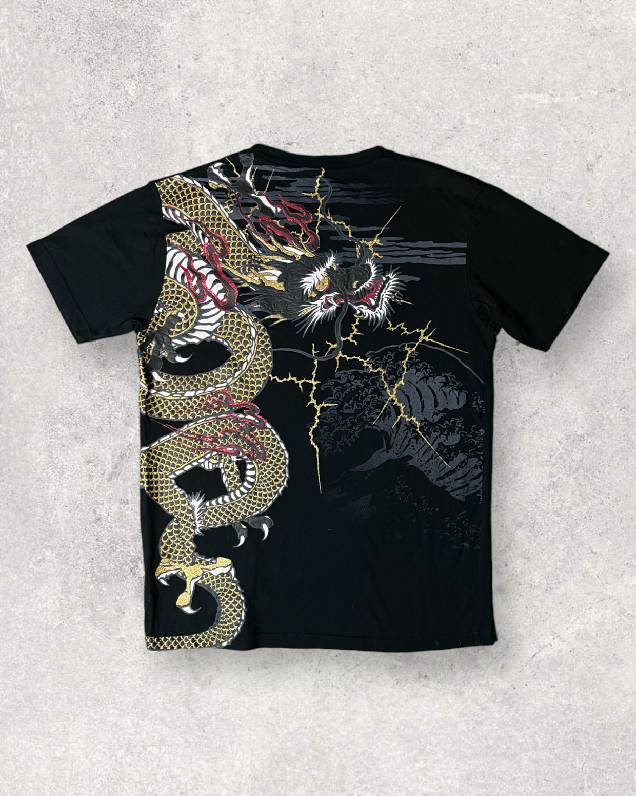 Yellow dragon t-shirts cool design Vintage Bomber jacket
