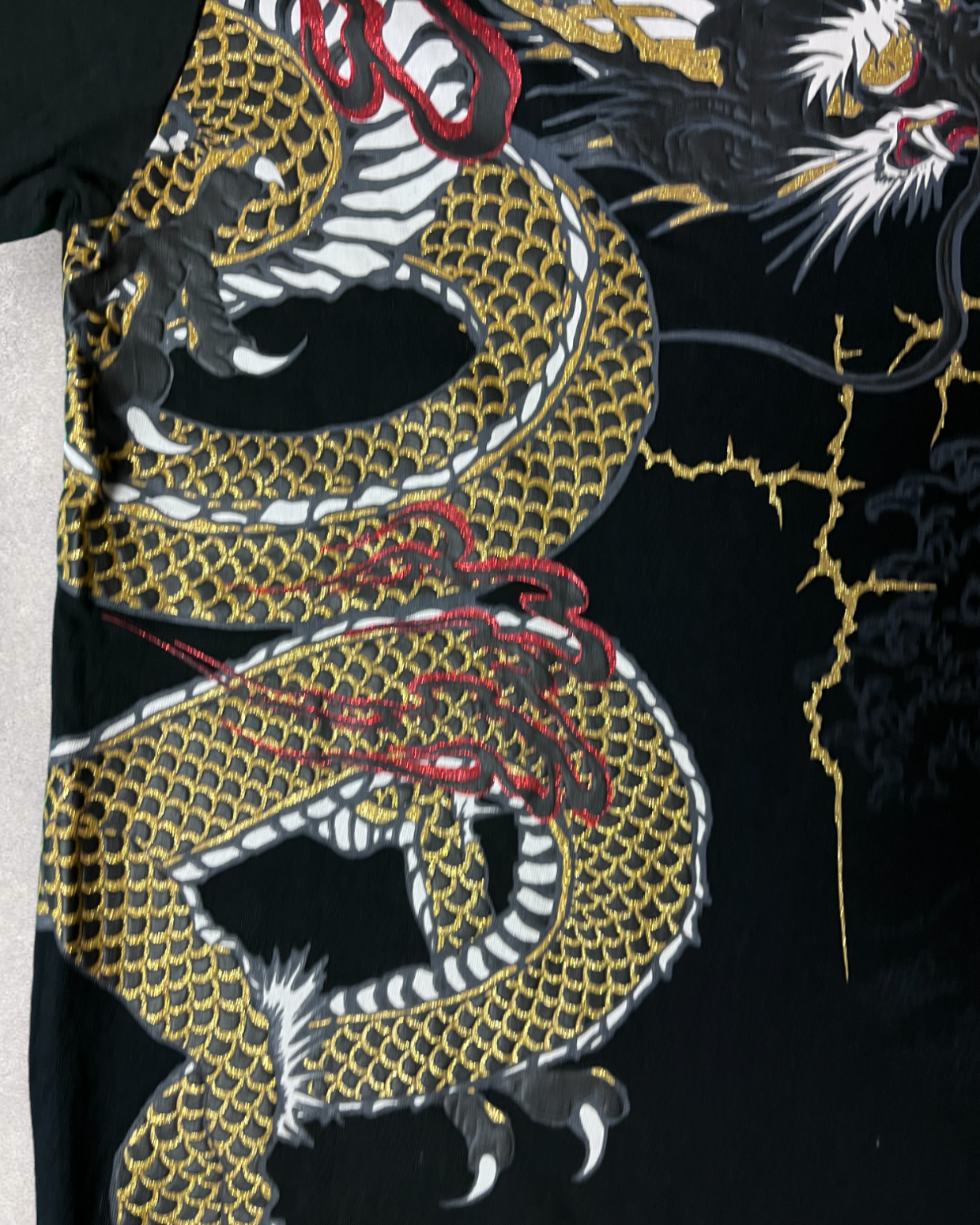 Yellow dragon t-shirts cool design Vintage Bomber jacket