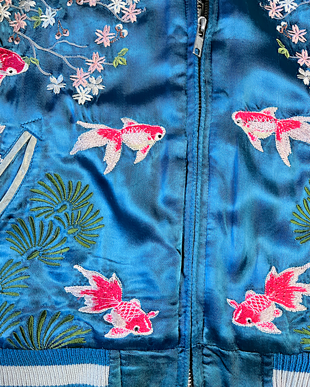 [S] Hana Tabi Gakudan Goldfish Reversible jacket | Vintage jacket