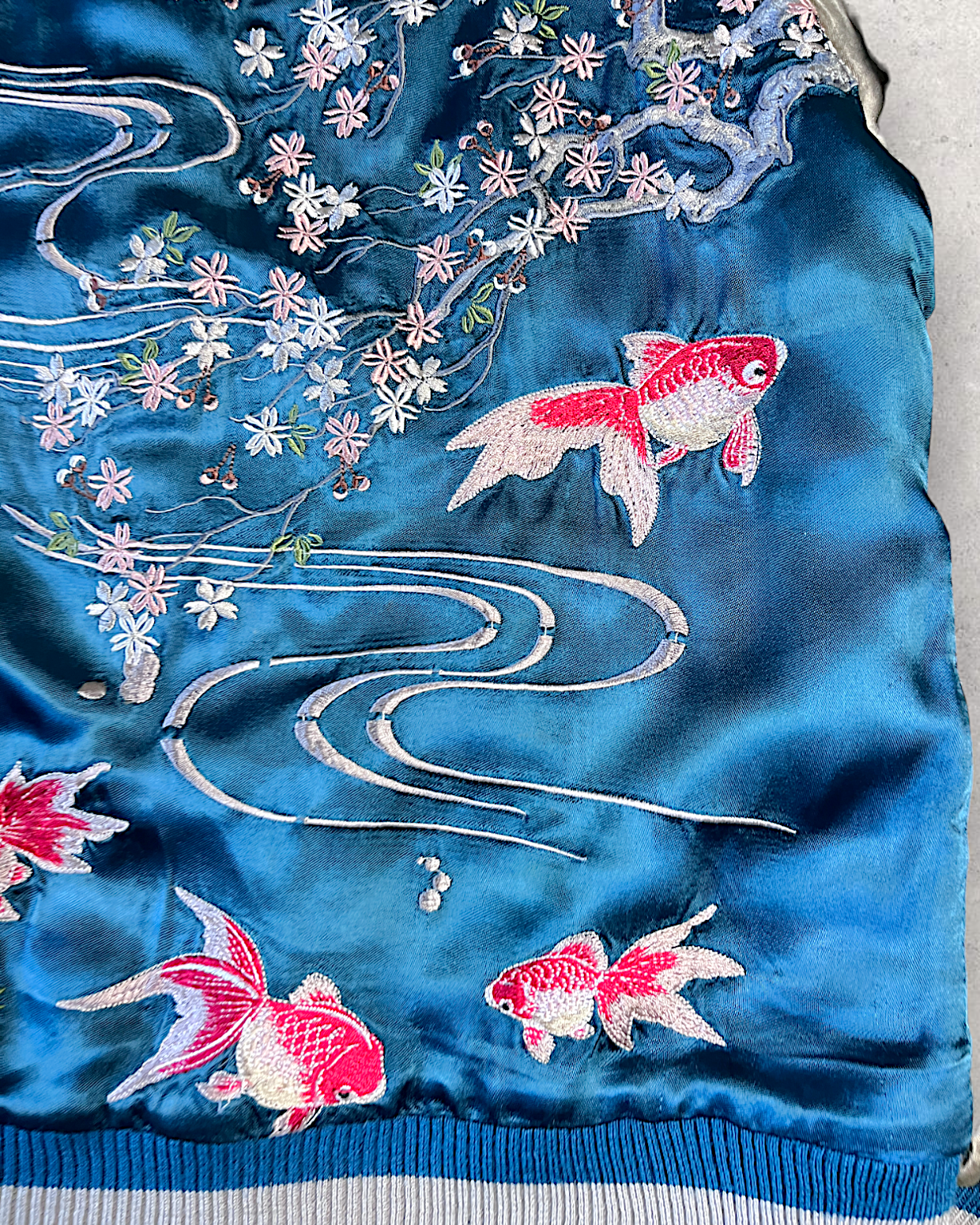 [S] Hana Tabi Gakudan Goldfish Reversible jacket | Vintage jacket