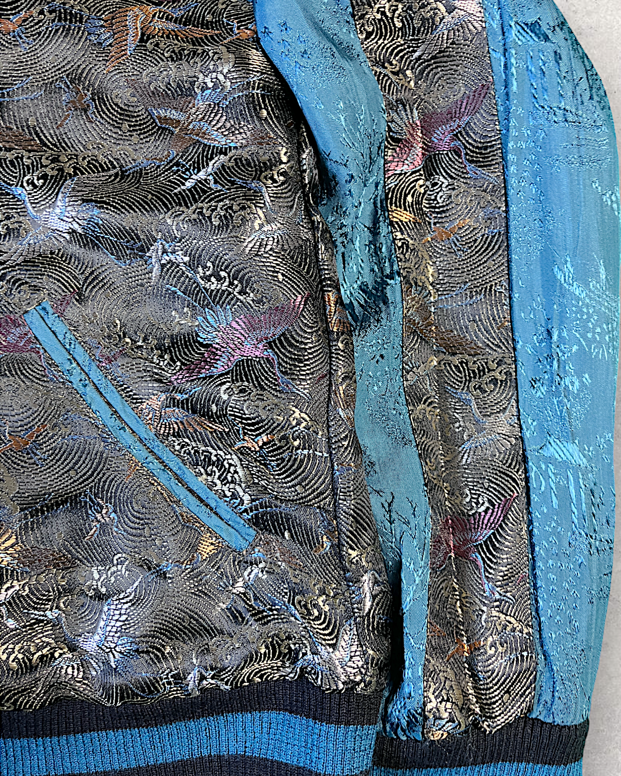 [S] Hana Tabi Gakudan Goldfish Reversible jacket | Vintage jacket