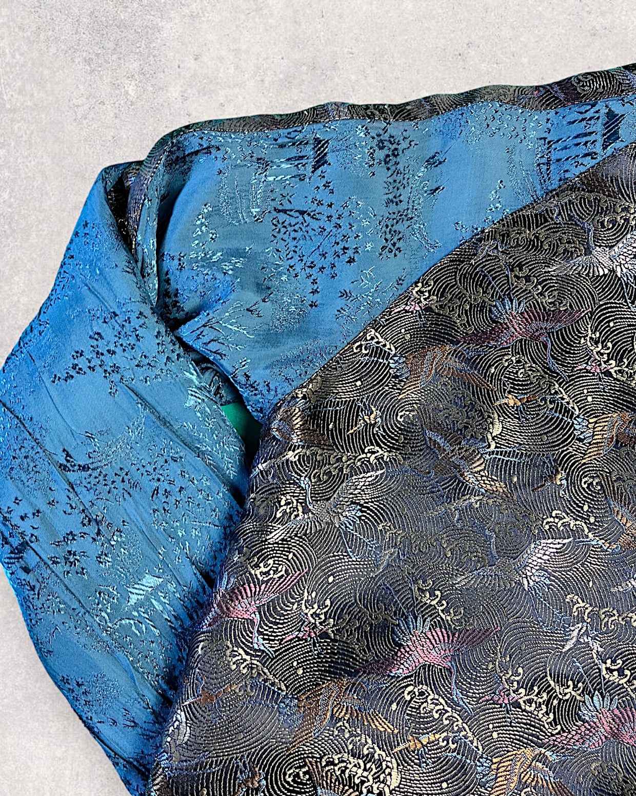 [S] Hana Tabi Gakudan Goldfish Reversible jacket | Vintage jacket