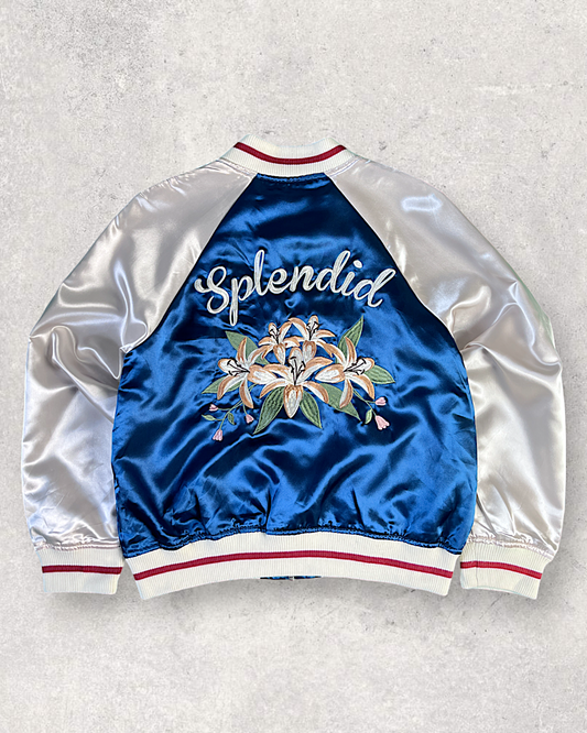 [S] Cool navy blue and simple design jacket | Vintage jacket