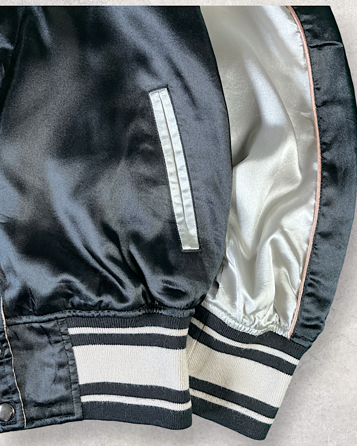 [S] Buttoned leaver astringent jacket that fits any coordinates | Vintage jacket