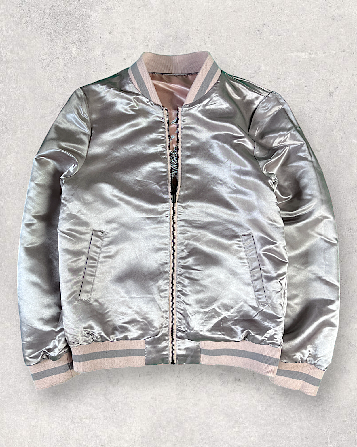 [M] Thick and luxurious reversible sukajan | Vintage jacket