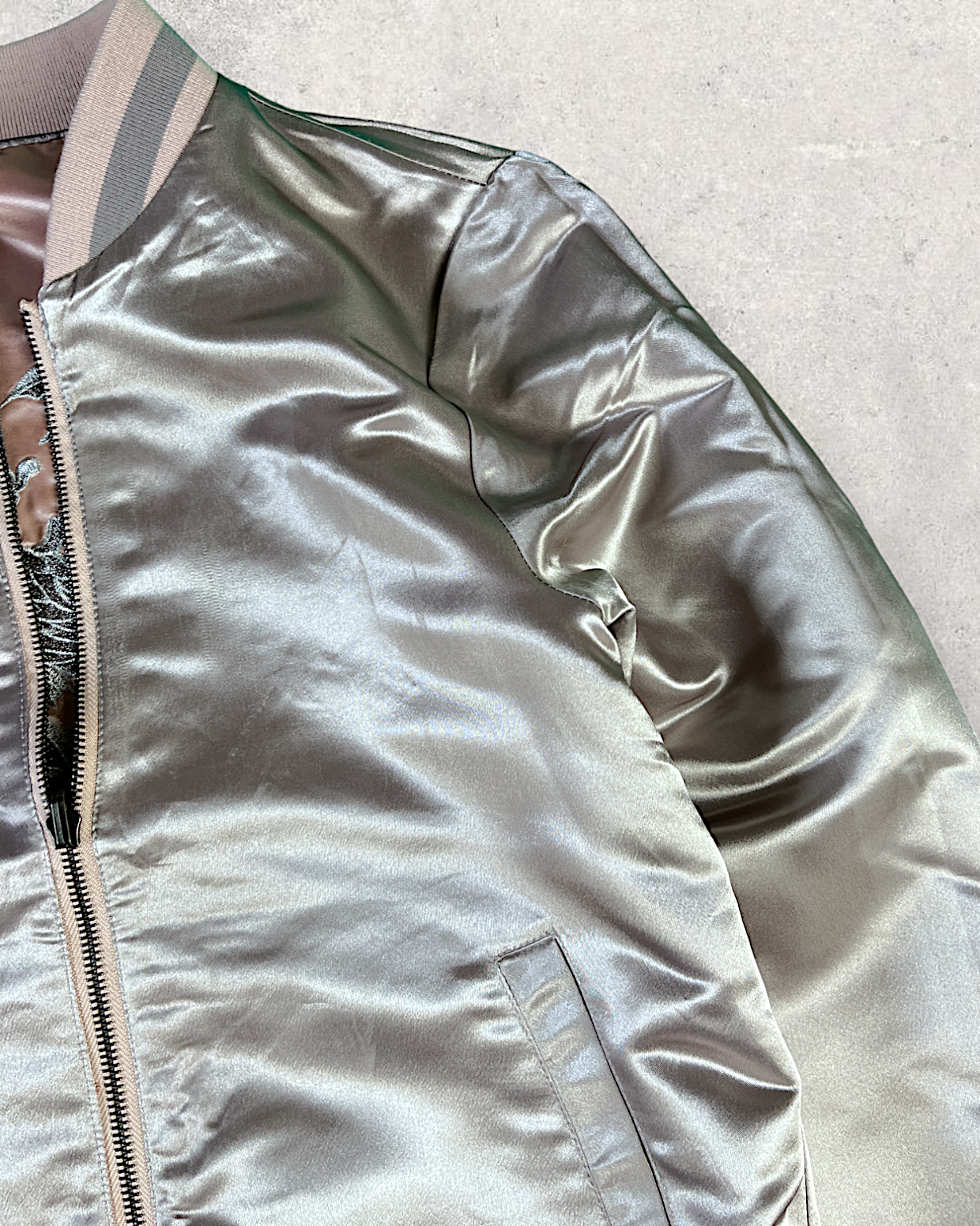 [M] Thick and luxurious reversible sukajan | Vintage jacket