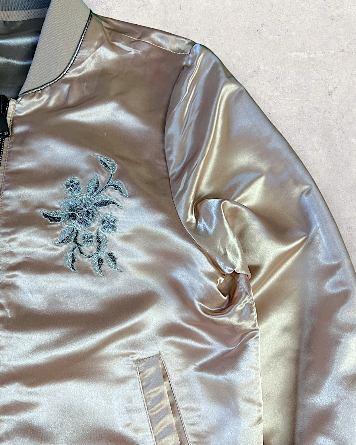[M] Thick and luxurious reversible sukajan | Vintage jacket