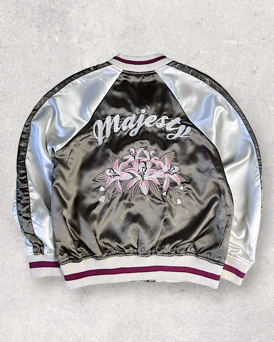 [S] Pretty flowers and stylish coloring sukajan | Vintage jacket