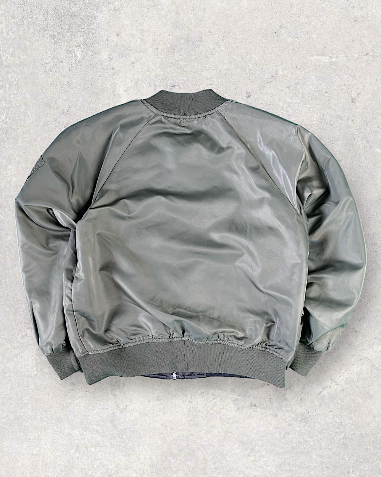 [S] Flight jacket with pretty flowers and any coordinates | Vintage jacket