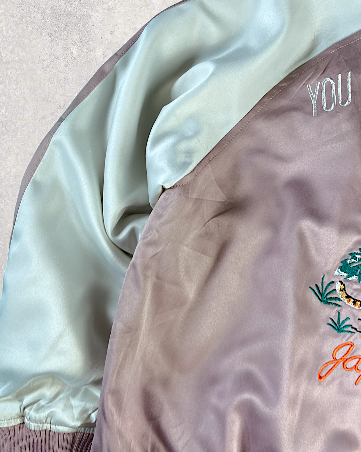 [S] Cute coloring and tigers go with all kinds of coordinates | Vintage jacket