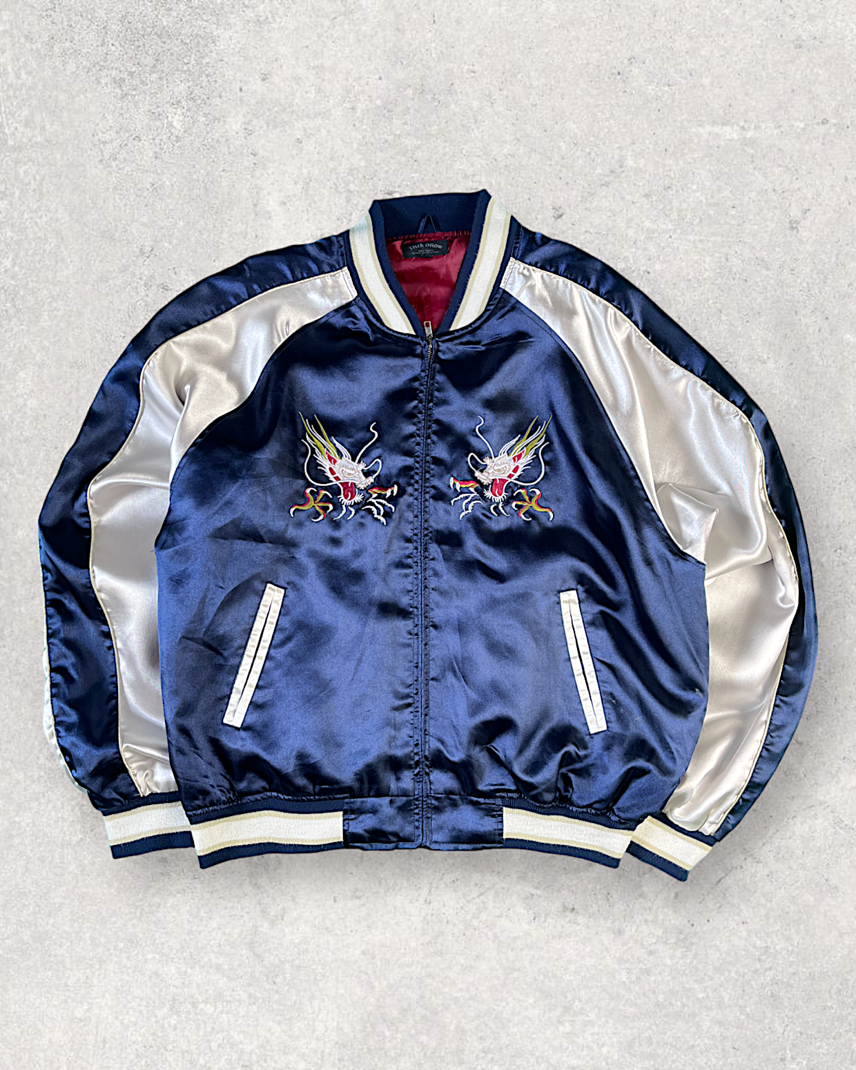 [LL] Thin design of eagle and dragon representing Skajan | Vintage jacket