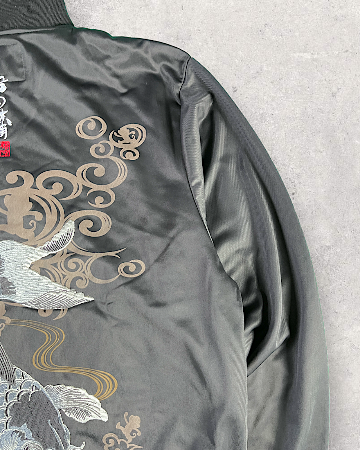 [M] Goku Honpo GO-COO!! Track jacket Japanese pattern embroidery KOI | Bran New jacket