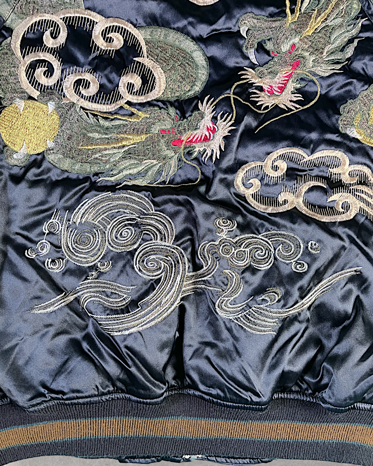 [L] Rare Sukajan double dragon 30 years ago jacket | Vintage jacket