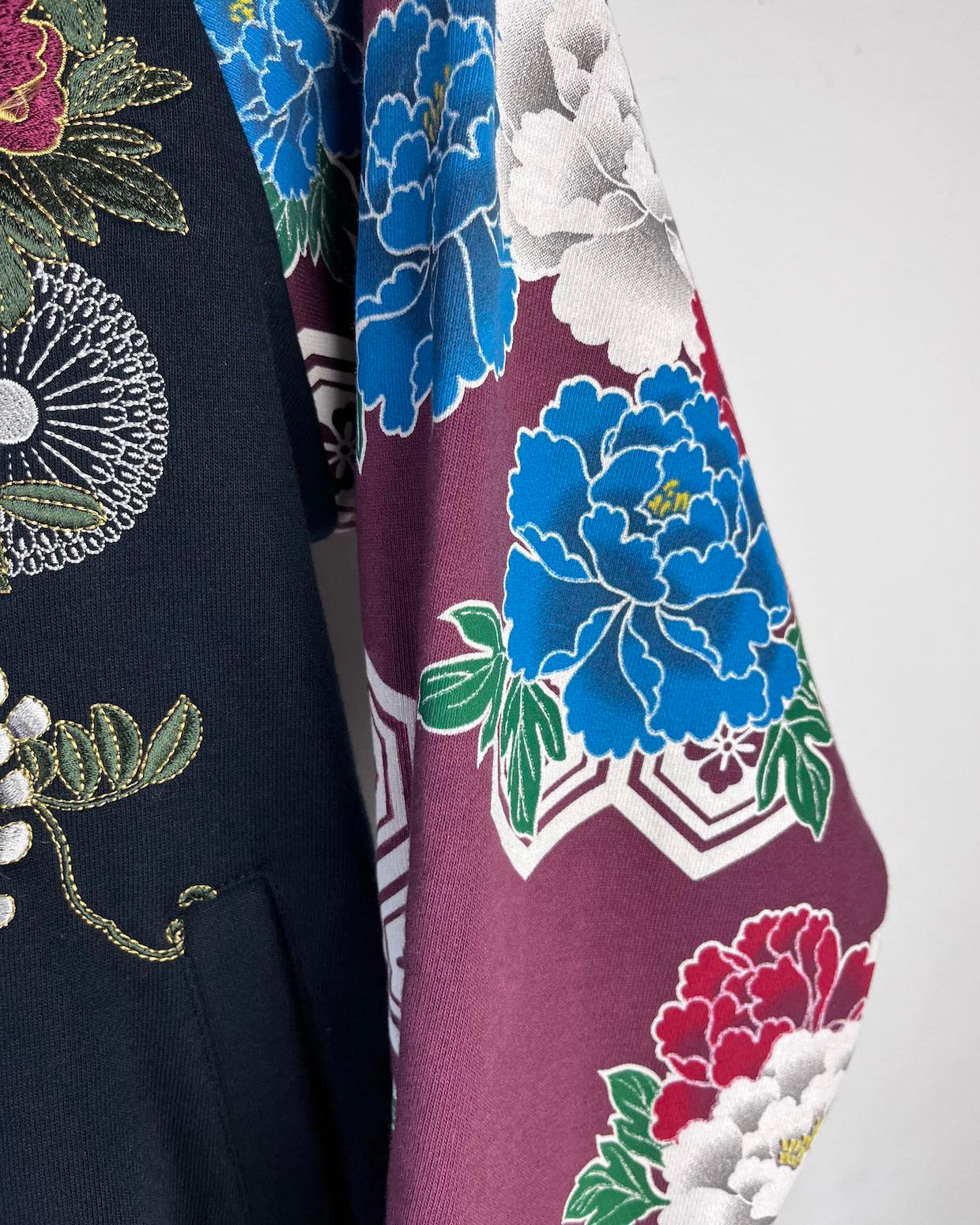 [KARAKURI The Flower] Zip hoodie / Vintage
