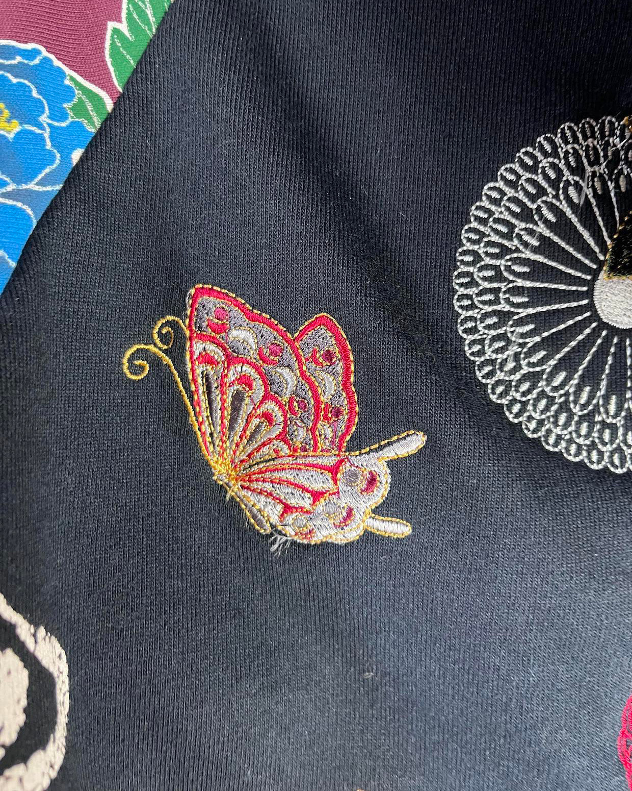 [KARAKURI The Flower] Zip hoodie / Vintage