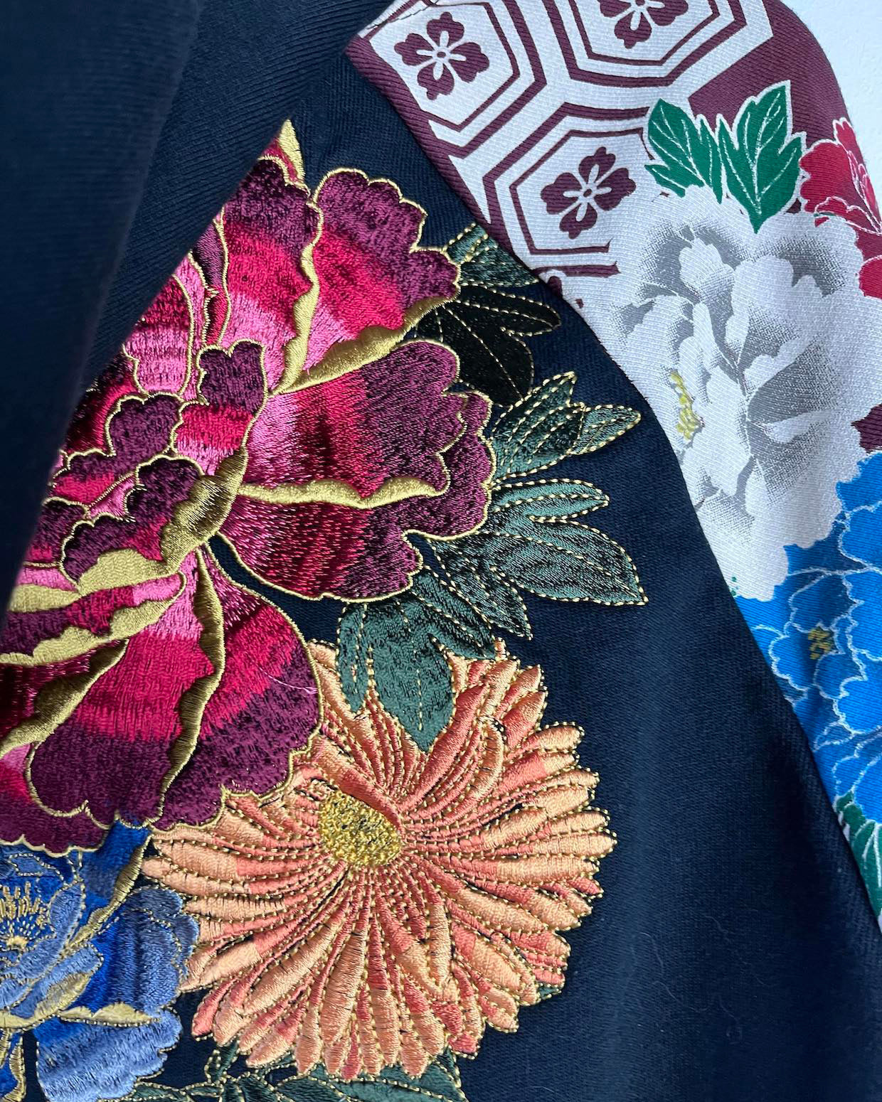 [KARAKURI The Flower] Zip hoodie / Vintage