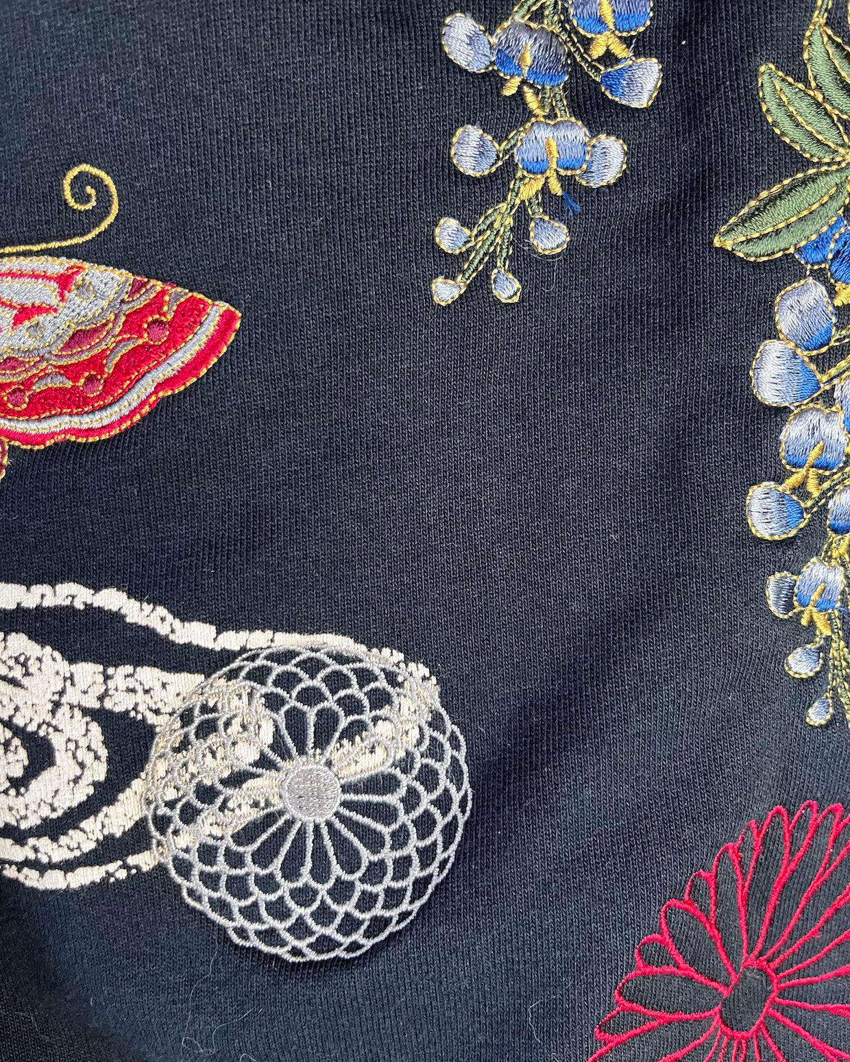 [KARAKURI The Flower] Zip hoodie / Vintage