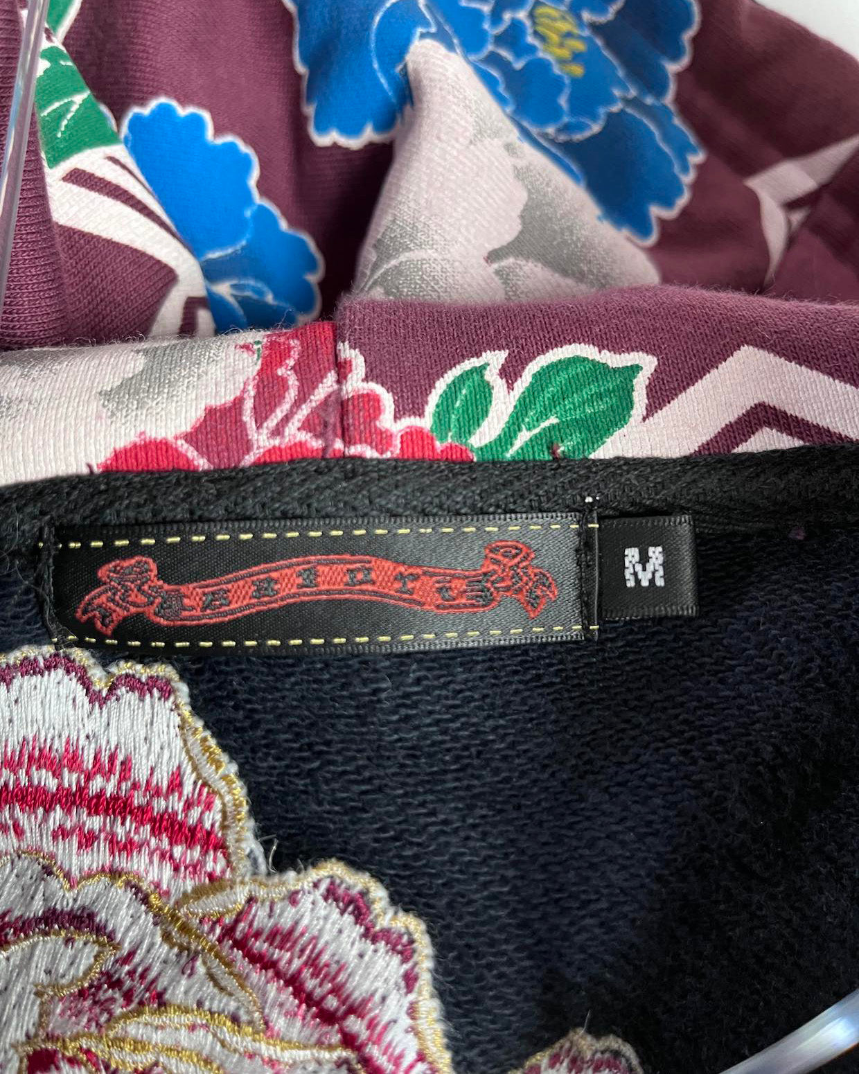 [KARAKURI The Flower] Zip hoodie / Vintage