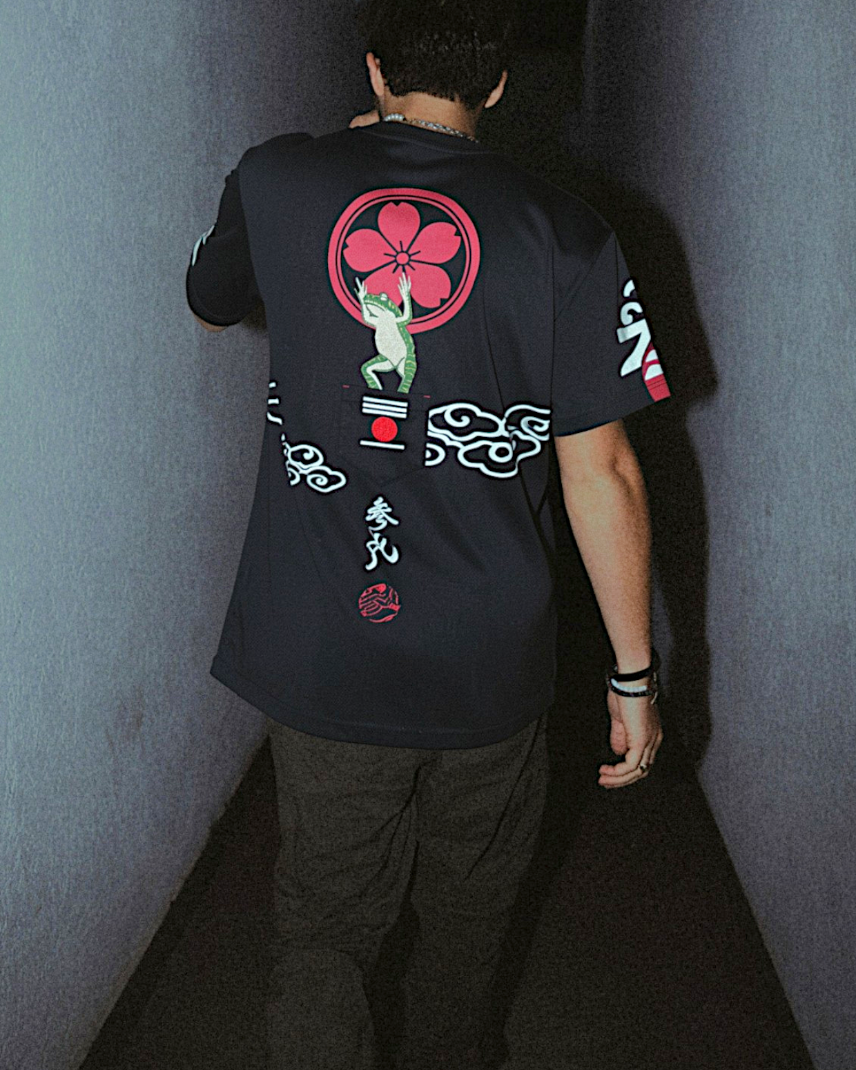 Sanmaruichi Rare pocket Black  T- shirts | Bran new