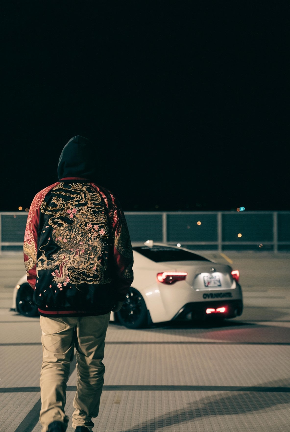 【XXL】 Karakuri Tamashii Reversible Sukajan Jacket – Dragon Embroidery Japan Souvenir Jacket