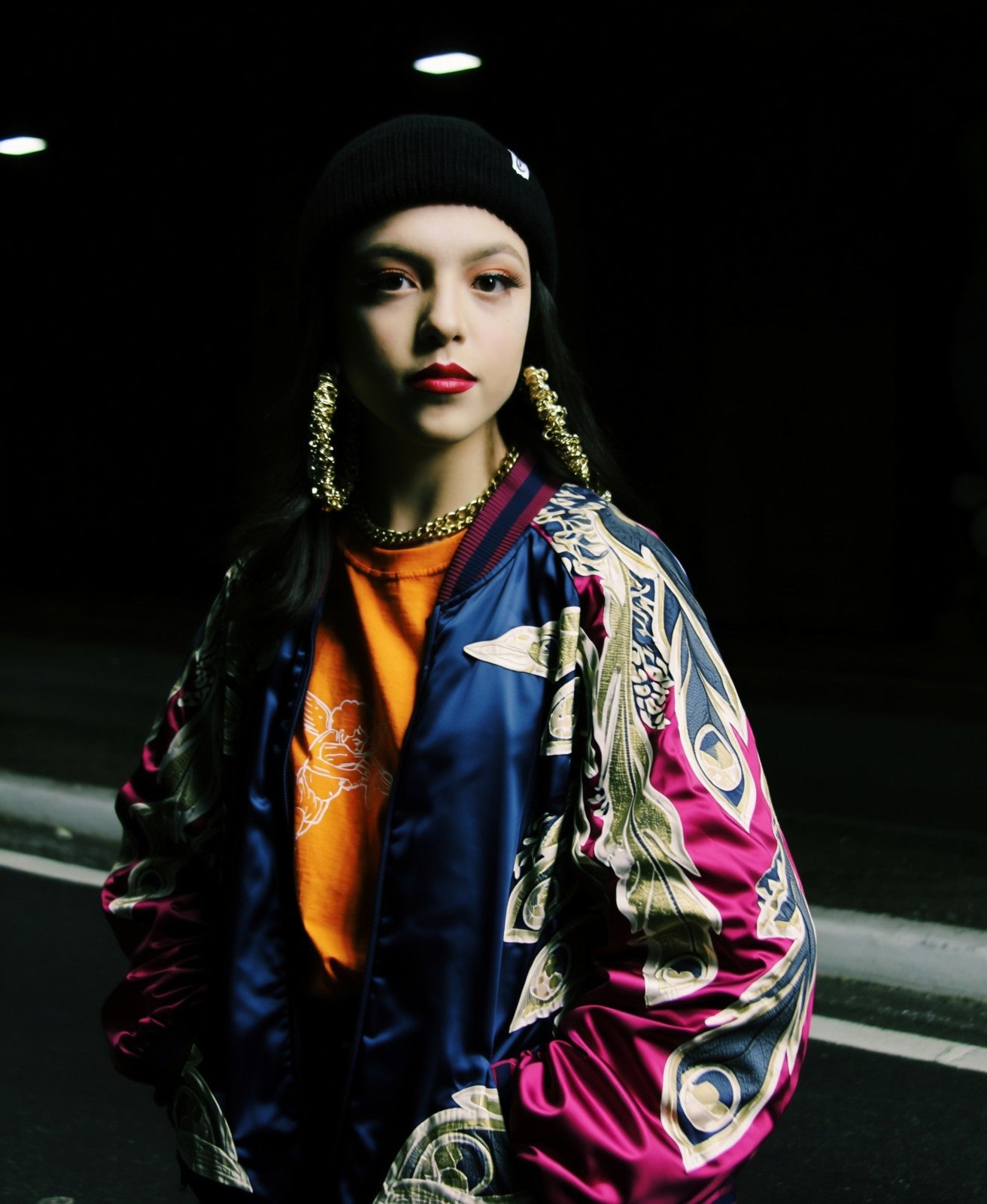 【XXL】Vintage Reversible Sukajan Jacket – Phoenix & Peacock-Inspired Embroidery Souvenir Jacket