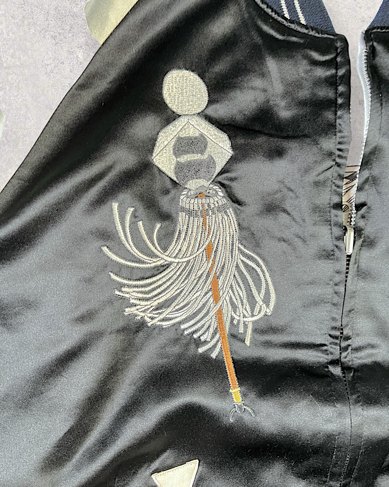 [L] 【One-of-a-Kind】COMME CA Reversible Sukajan – Edo Firefighter Embroidery | Size L Vintage Jacket