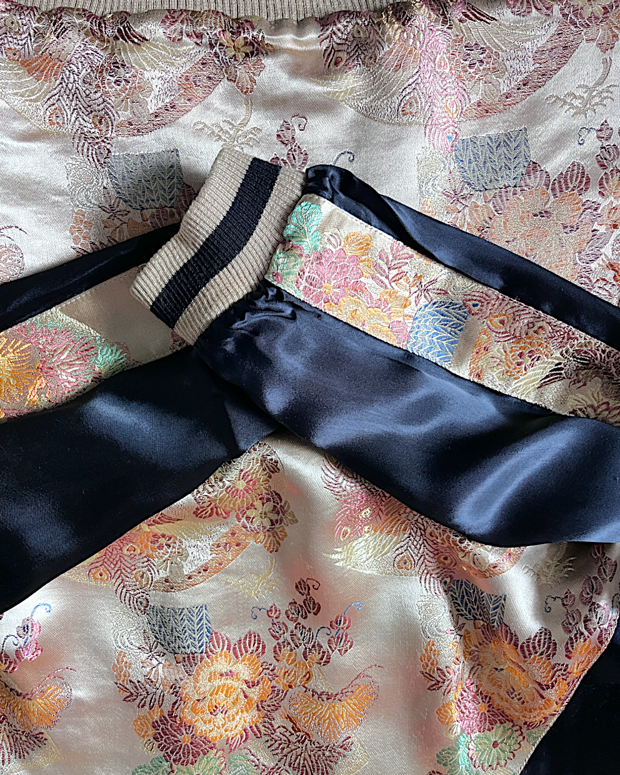 Rare Reversible M size Flying Hakurei Koi Bomber jacket sukajan | Autumn/Winter | Vintage