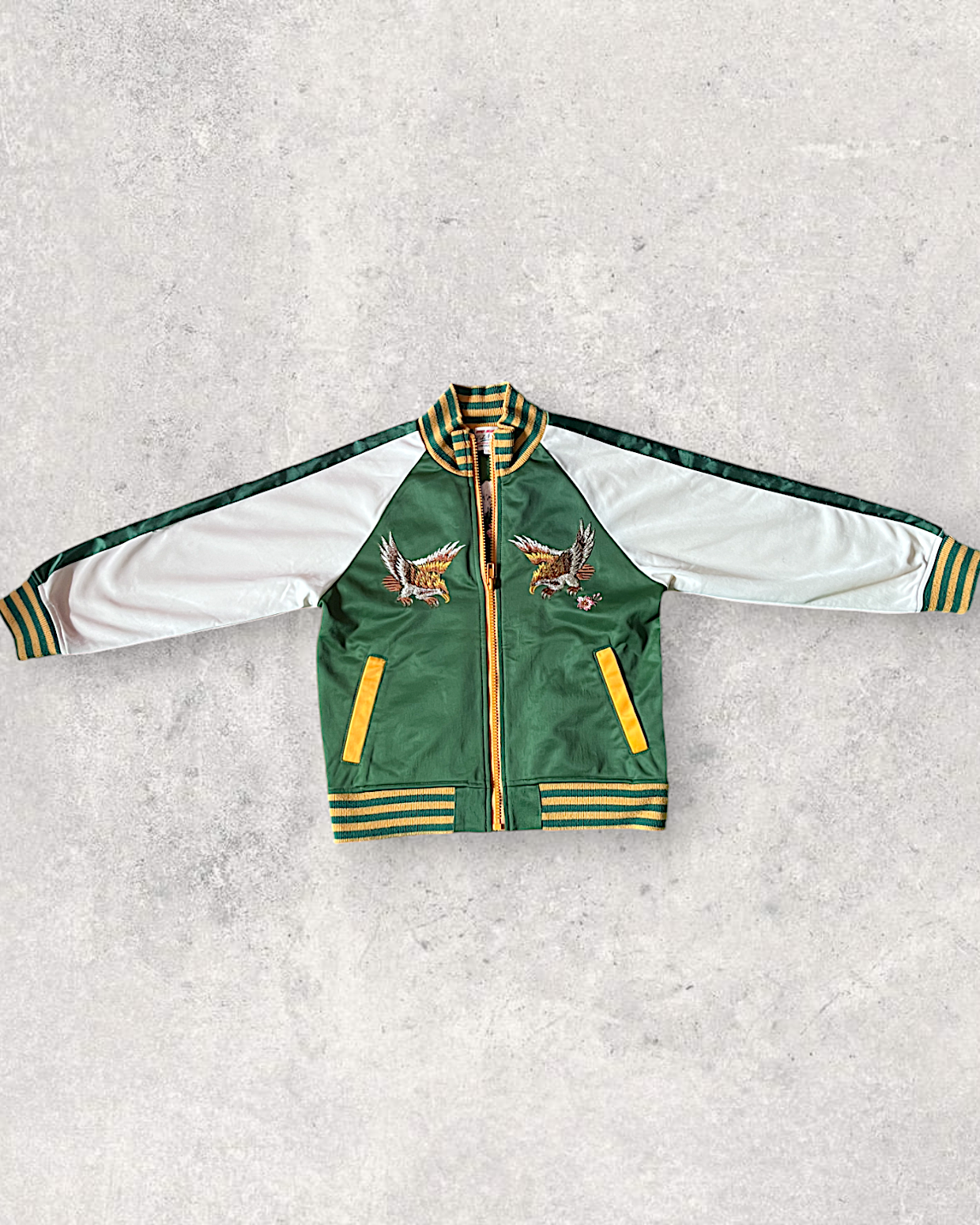 Kids sukajan Japan Hawk Mt Fuji track jacket | vintage