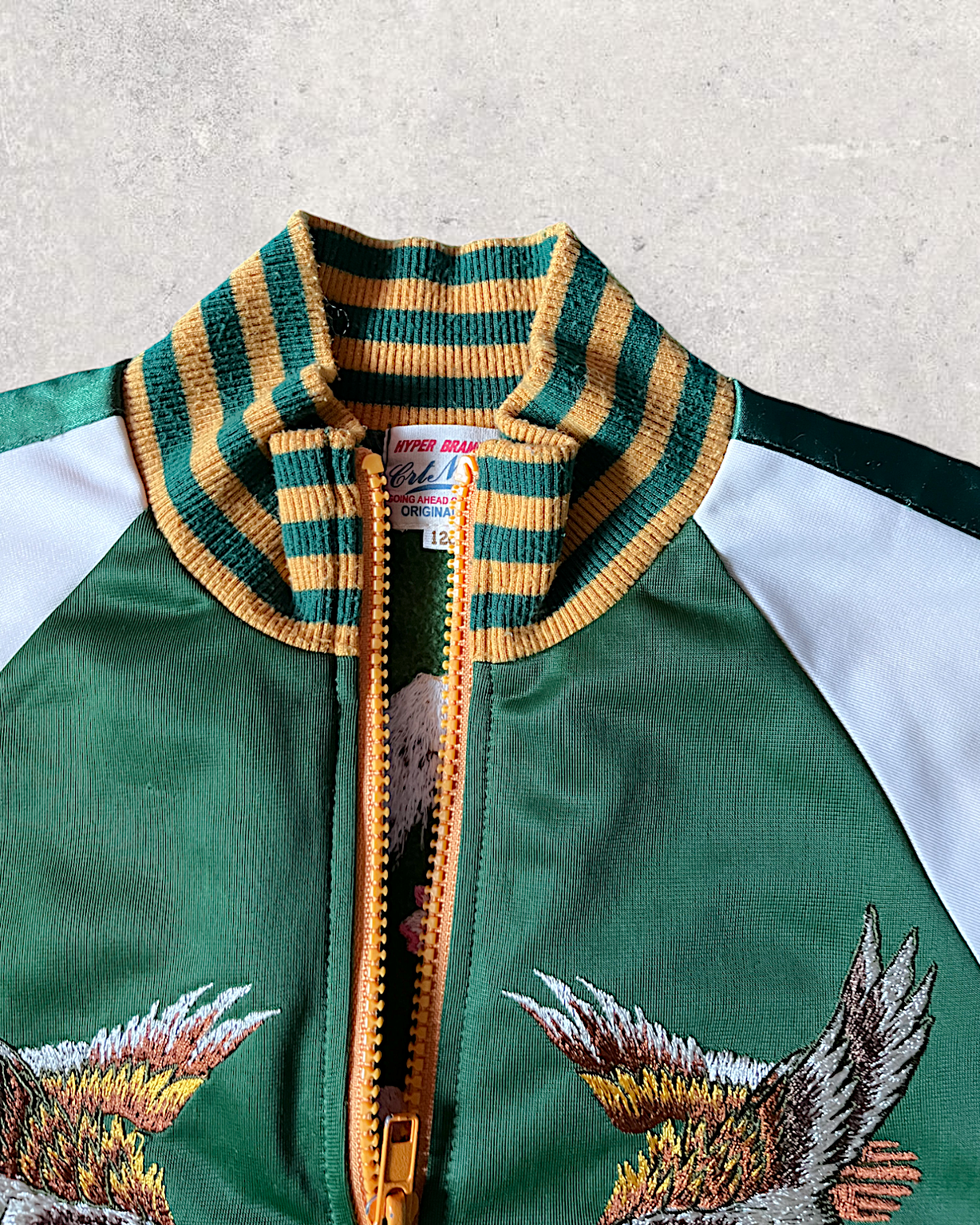 Kids sukajan Japan Hawk Mt Fuji track jacket | vintage