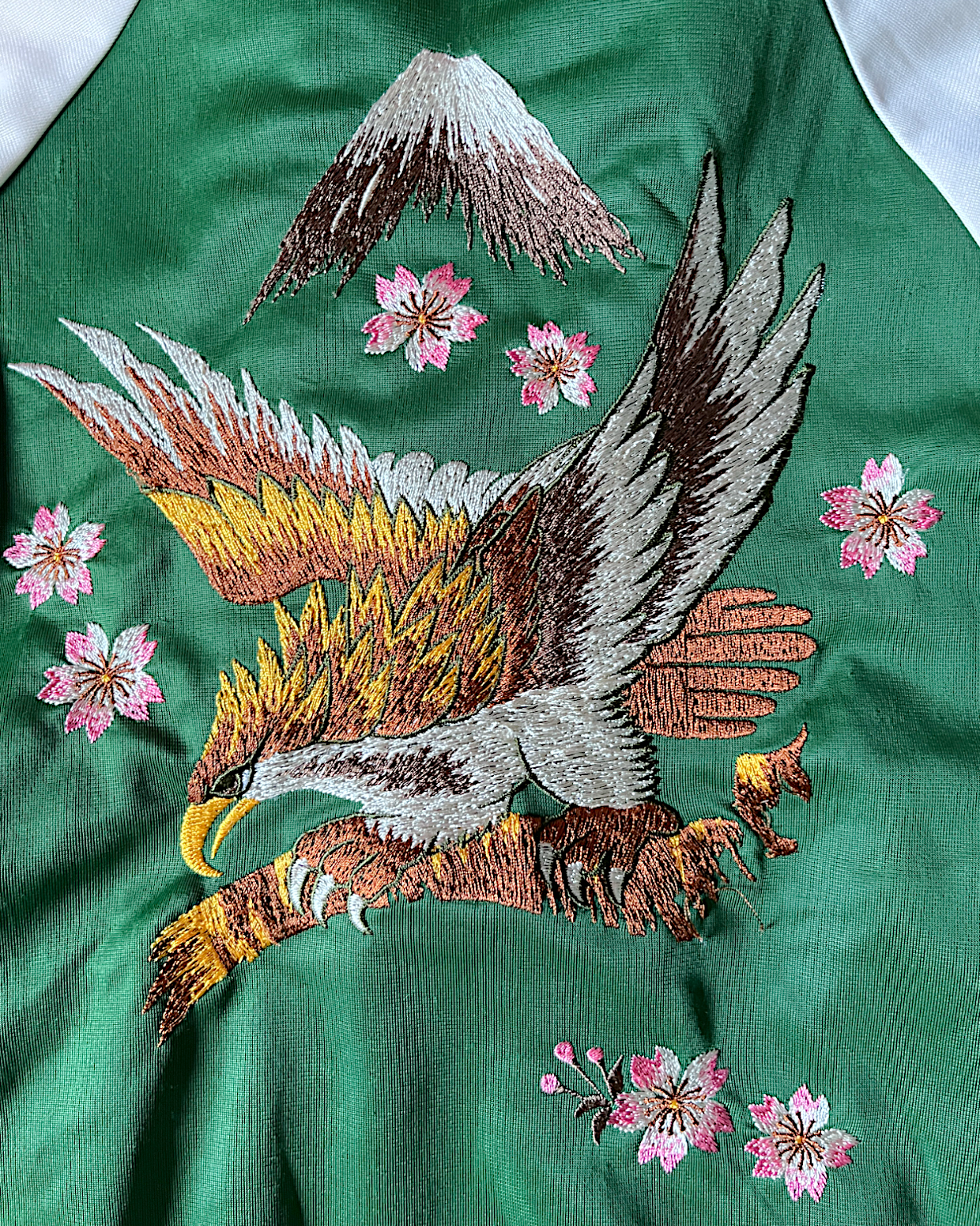 Kids sukajan Japan Hawk Mt Fuji track jacket | vintage
