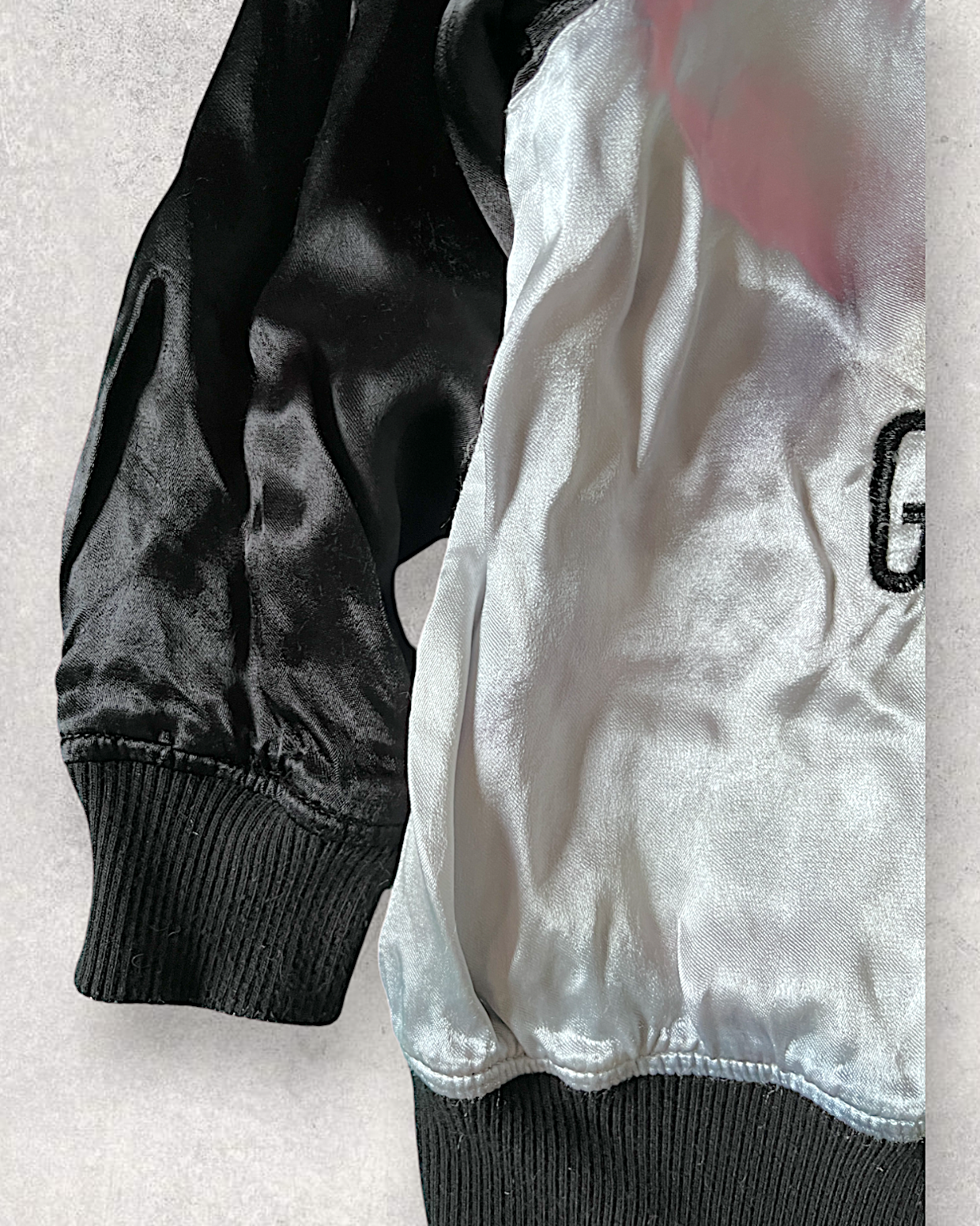 Kids sukajan reversible HYSTERIC GLAMOUR POP'N ROLL PARTY jacket | vintage