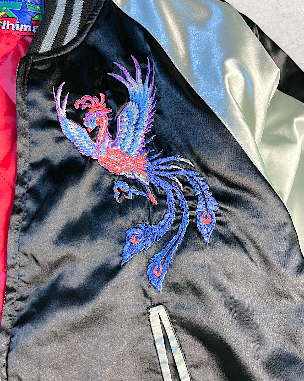 [M]Phoenix flower cute sukajan Hoshime | Vintage