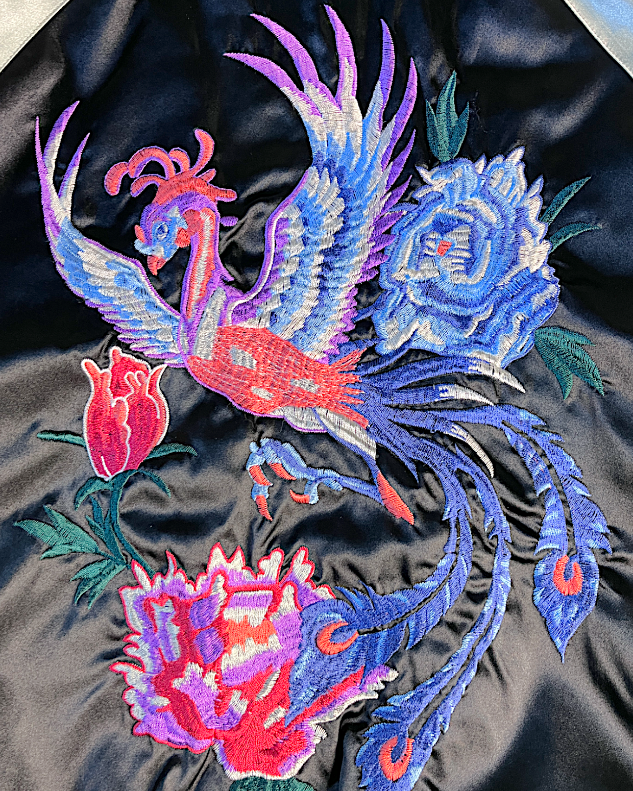 [M]Phoenix flower cute sukajan Hoshime | Vintage