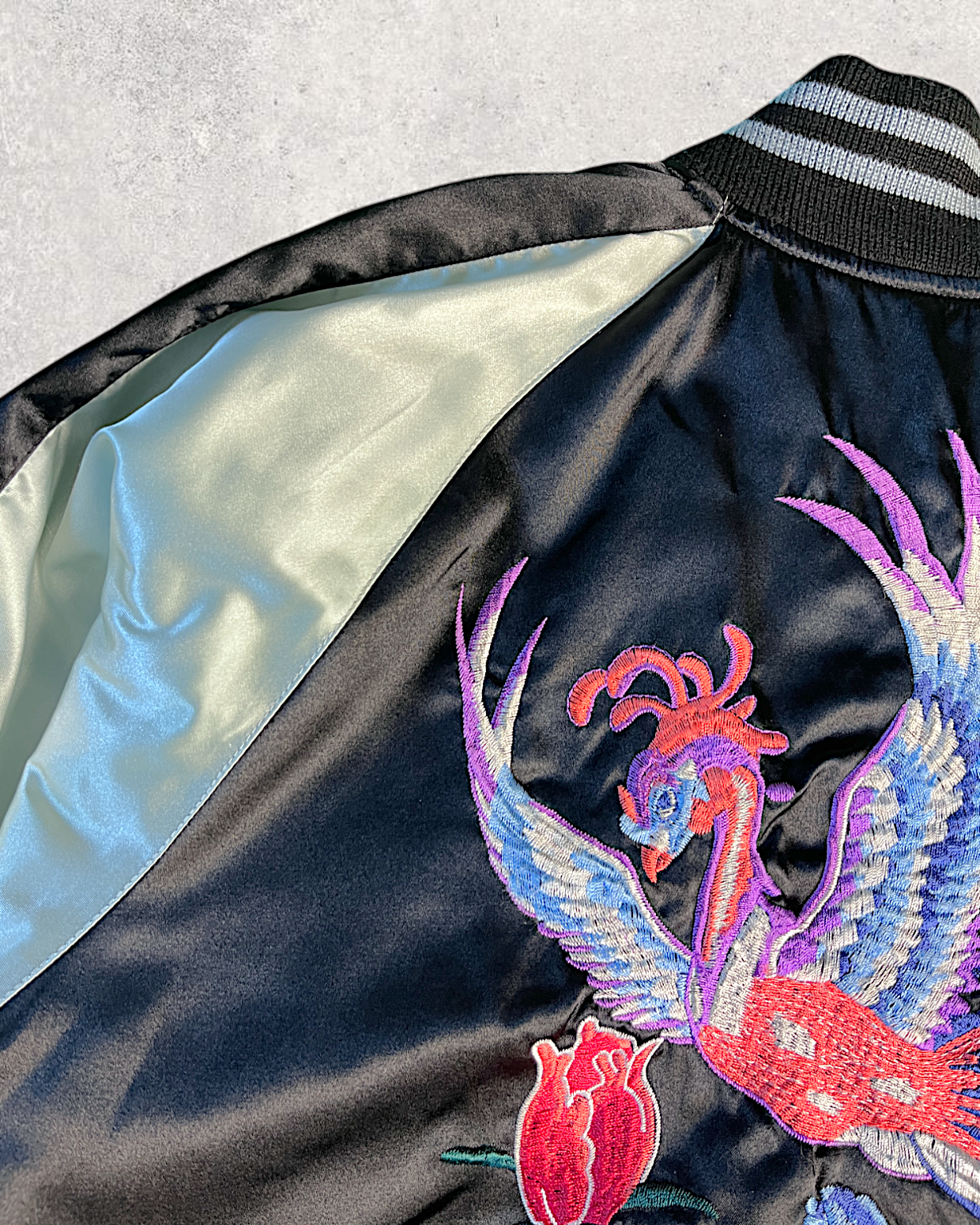 [M]Phoenix flower cute sukajan Hoshime | Vintage