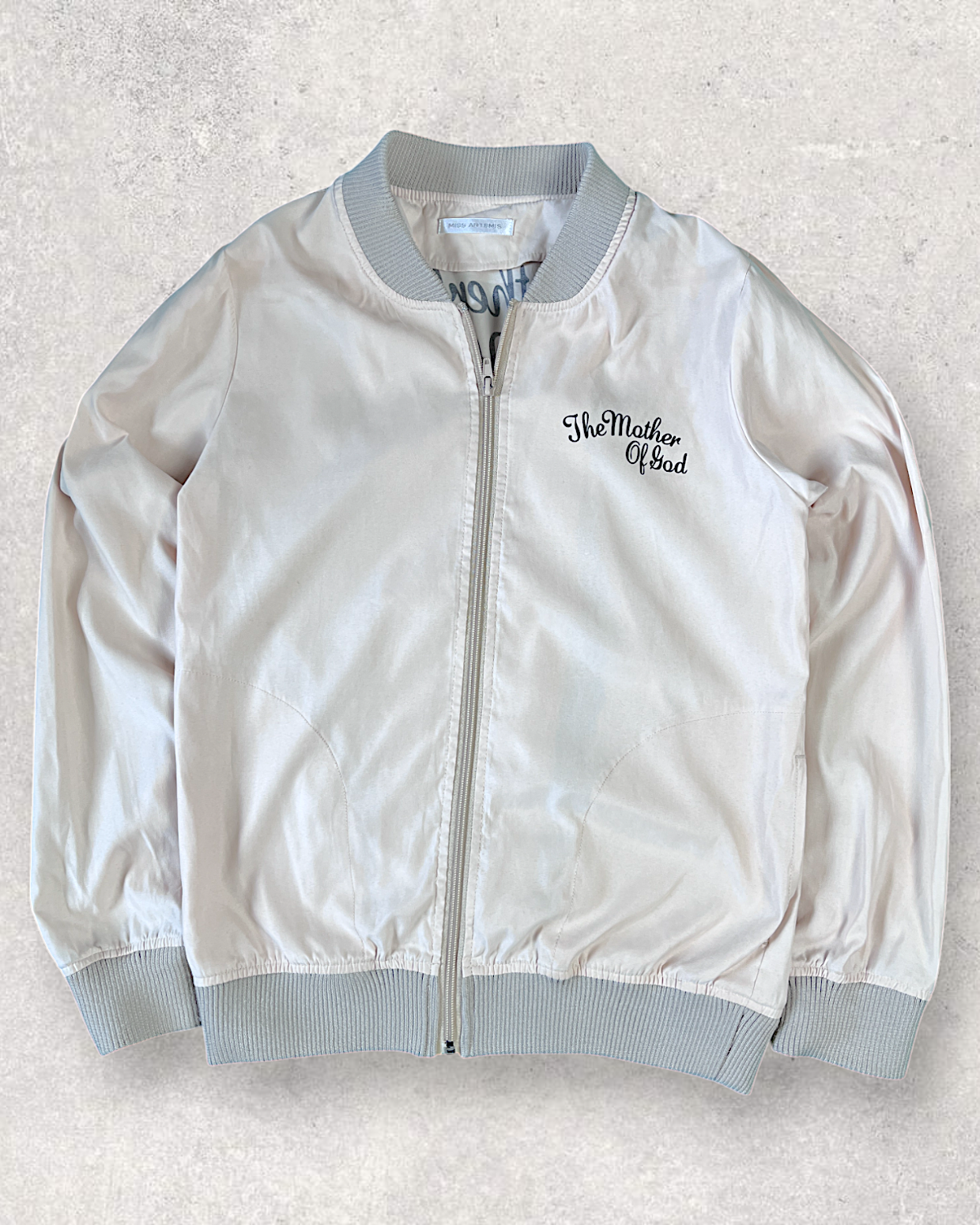 [M]Lightweight Sukajan Jacket with Virgin Mary Print｜Spring-Summer Unisex Piece｜Rare Streetwear Art