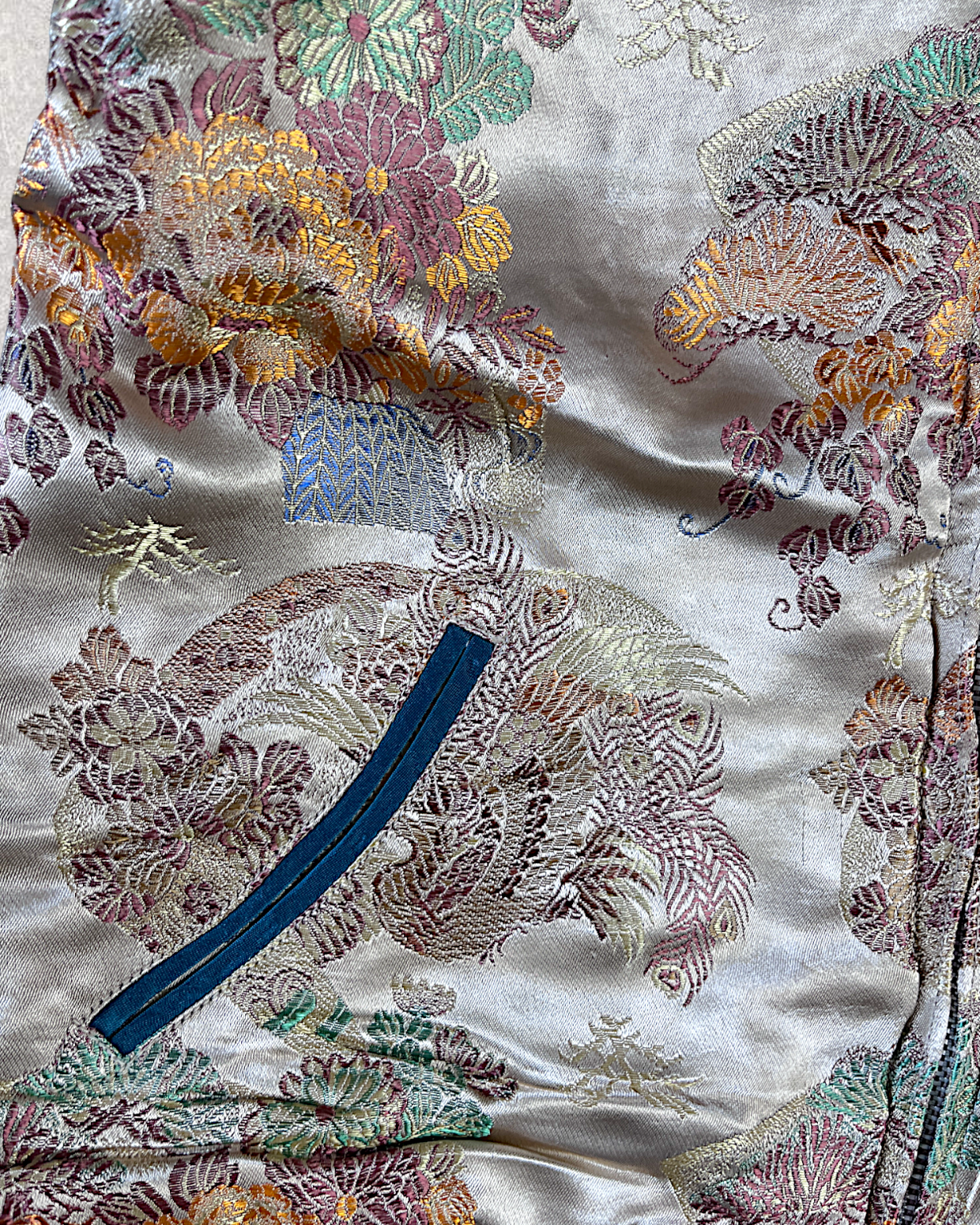 [S/ Reversible] Vintage Sukajan Jacket – Climbing Koi Embroidery | Unique Japanese Streetwear