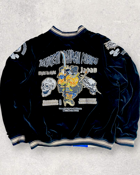 Extremely Rare XL (44) – Bakuretsu Ranman Musume Velour Reversible Sukajan