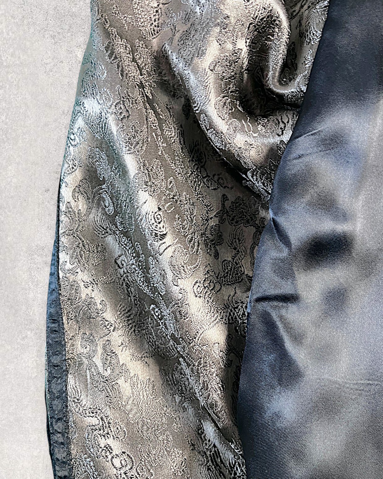 【XXL】Vintage Reversible Sukajan Jacket – Phoenix & Peacock-Inspired Embroidery Souvenir Jacket