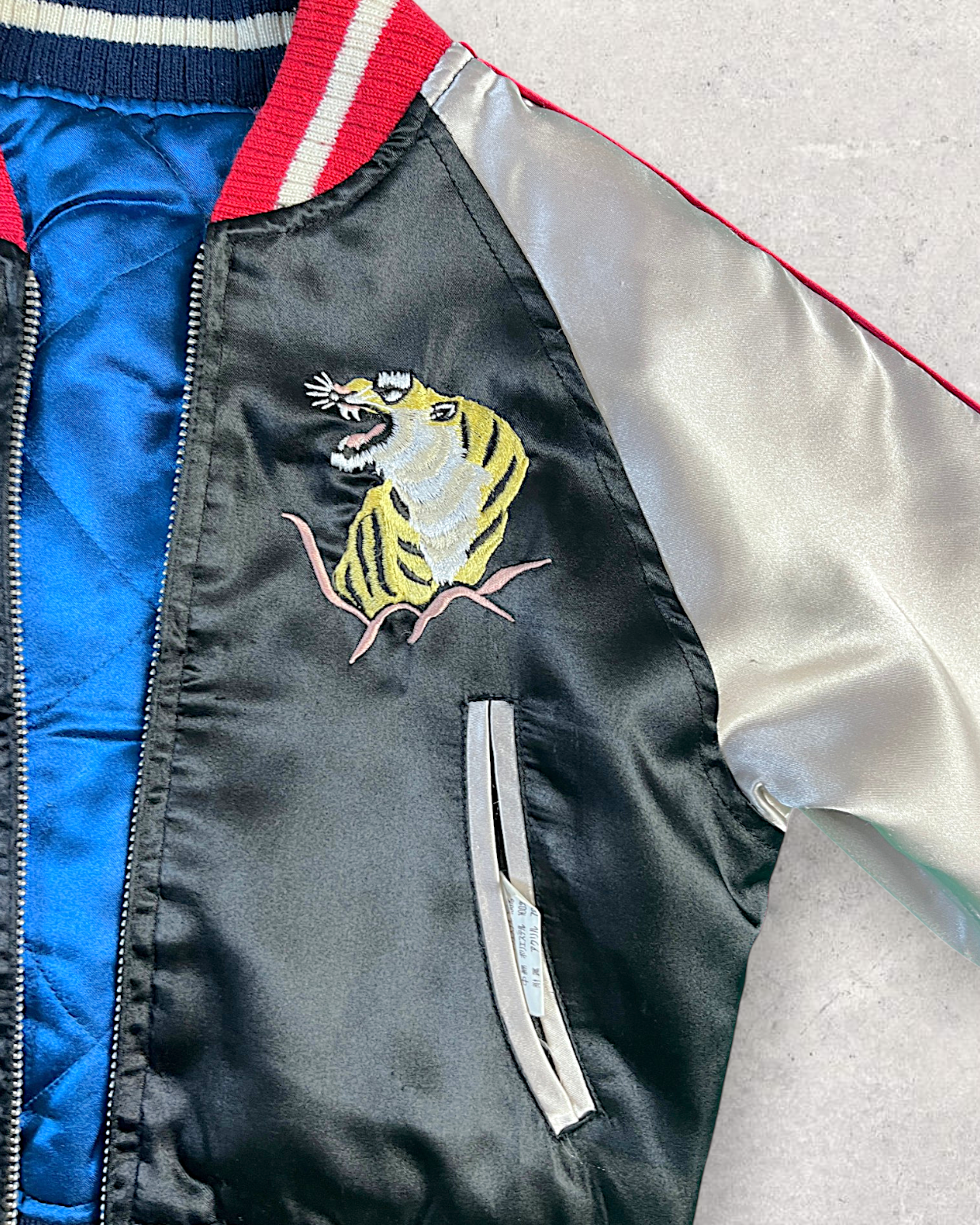 Kids Reversible Sukajan Jacket – Tiger Embroidery Japan Souvenir Jacket