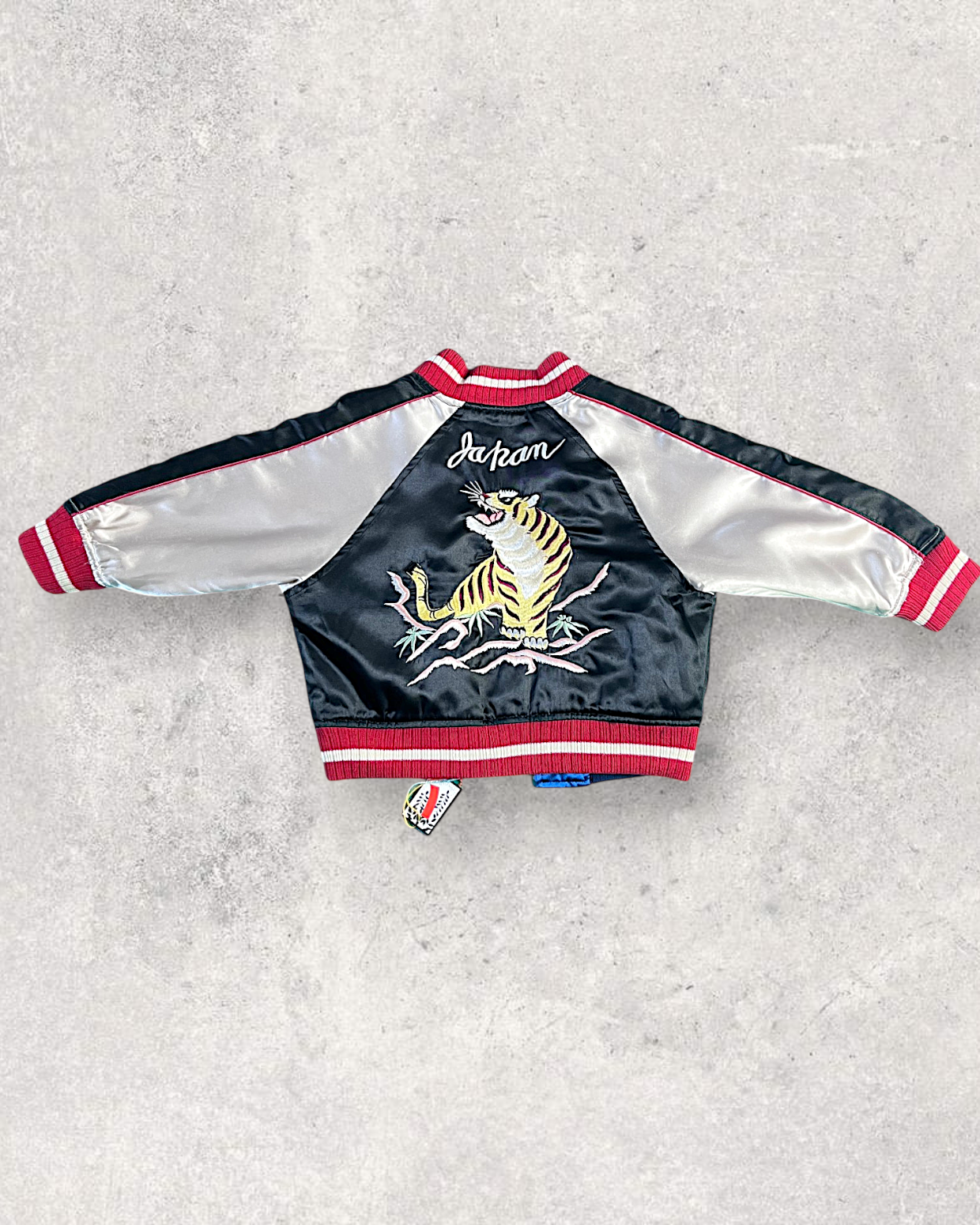 Kids Reversible Sukajan Jacket – Tiger Embroidery Japan Souvenir Jacket