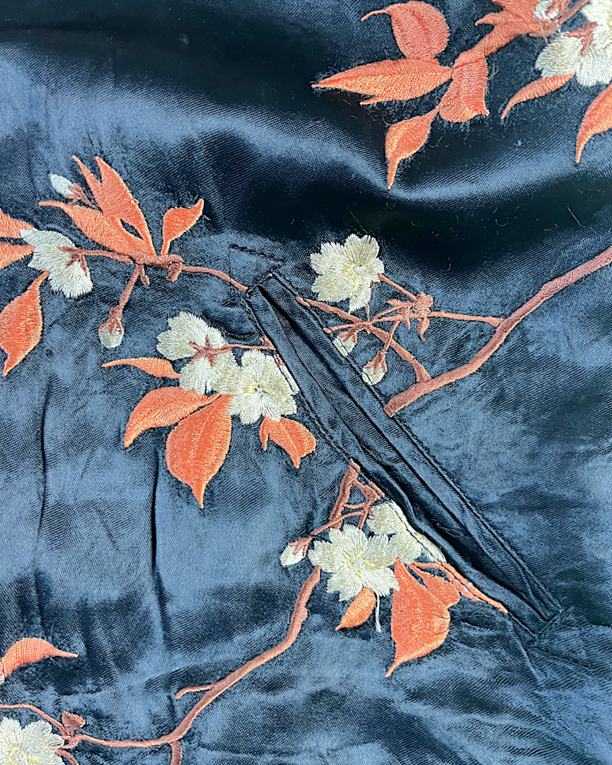 【M】Reversible Sukajan Jacket – Hawk & Cherry Blossom Embroidery Japan Souvenir Jacket