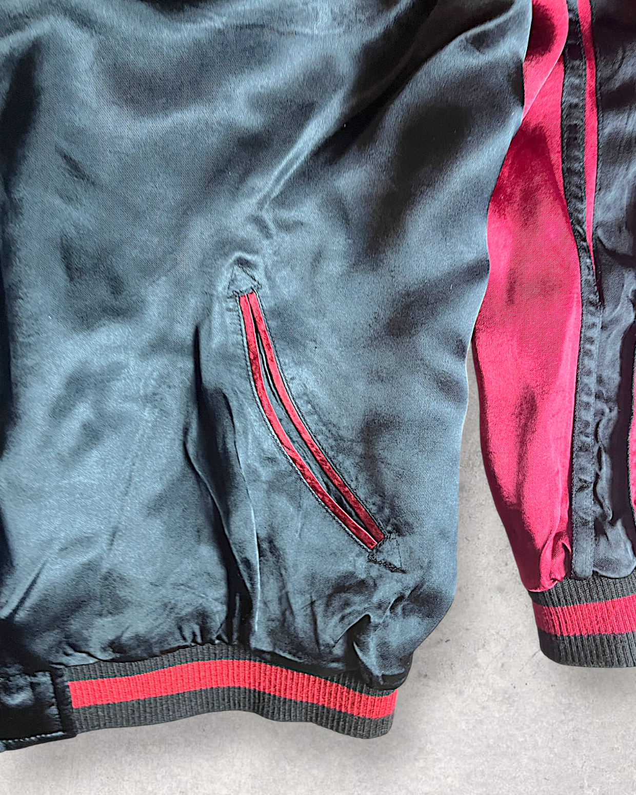 【XXL】 Karakuri Tamashii Reversible Sukajan Jacket – Dragon Embroidery Japan Souvenir Jacket